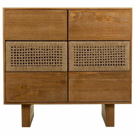Ladenkast Alexandra House Living Bruin Touw Sparrenhout Paulownia hout