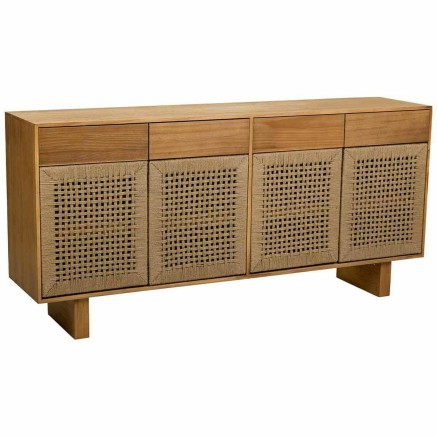 Credenza Alexandra House Living Marrone Legno di abete Legno di paulow