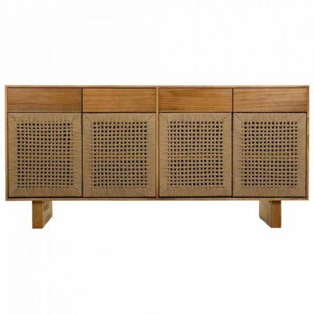 Dientafel Alexandra House Living Bruin Sparrenhout Paulownia hout 36 x
