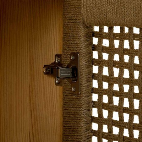Anrichte Alexandra House Living Braun Tannenholz Paulonia-Holz 36 x 75