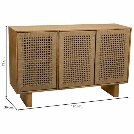 Dientafel Alexandra House Living Bruin Sparrenhout Paulownia hout 36 x
