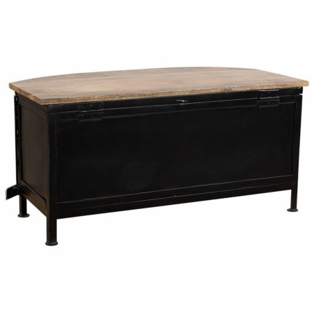 Koffer Alexandra House Living Blauw Wit Ijzer Mangohout 45 x 45 x 90 c