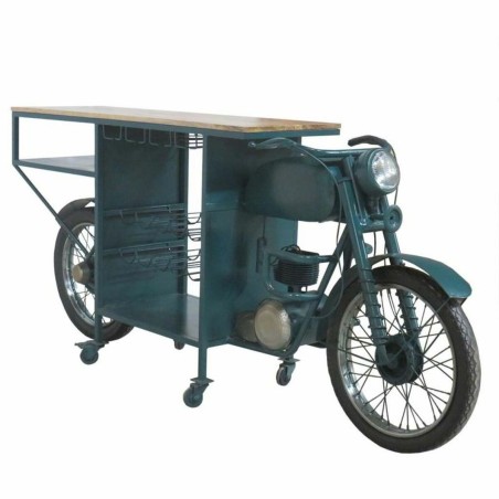 Bar porte-bouteilles Alexandra House Living Drive Bleu 45 x 100 x 210