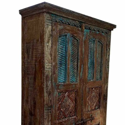 Armario Alexandra House Living Marrón Poliestireno Madera de mango 41 2