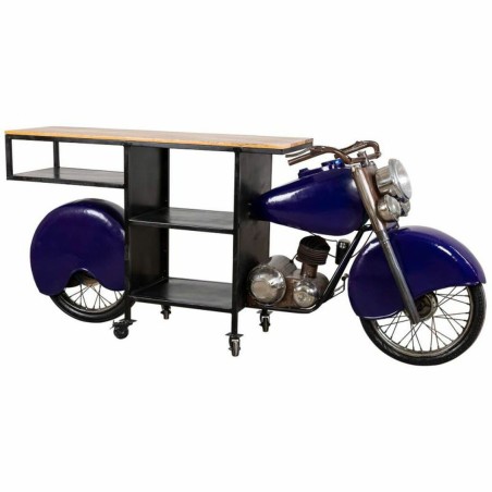 Bar porte-bouteilles Alexandra House Living Drive Bleu 45 x 98 x 235 c