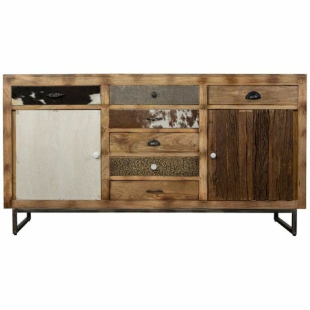 Anrichte Alexandra House Living Braun Holz Metall Eisen 47 x 95 x 180
