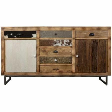 Aparador Alexandra House Living Marrón Madera Metal Hierro 47 x 95 x