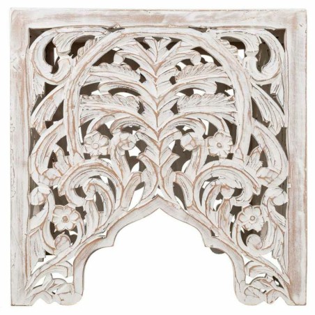 Table Basse Alexandra House Living Blanc Bois de manguier 45 x 45 x 45