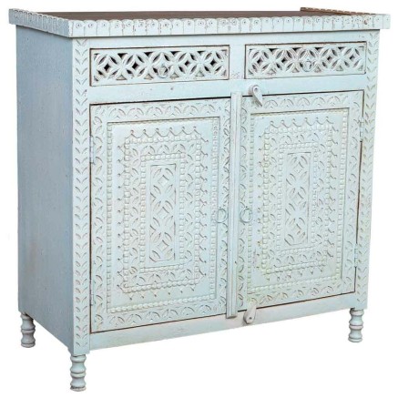 Eingangsbereich Alexandra House Living Blau Braun 43 x 94 x 95 cm