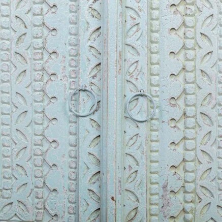 Recibidor Alexandra House Living Azul Marrón 43 x 94 x 95 cm 2