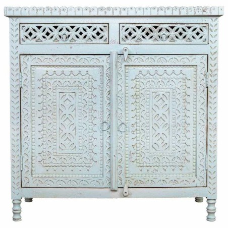 Ingresso Alexandra House Living Azzurro Marrone 43 x 94 x 95 cm