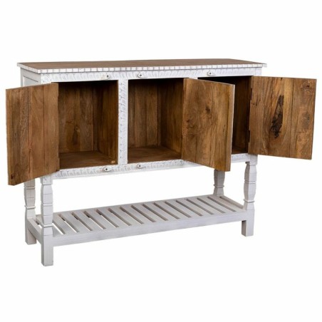 Buffet Alexandra House Living Blanc Naturel Bois de manguier 42 x 130