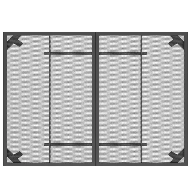 Ensemble à manger de jardin 5 pcs anthracite métal maille