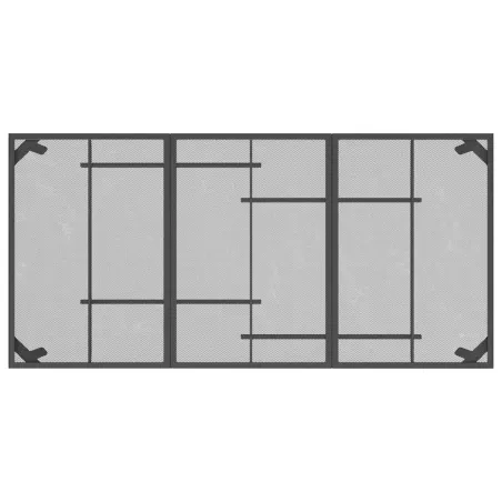 Ensemble à manger de jardin 7 pcs anthracite métal maille