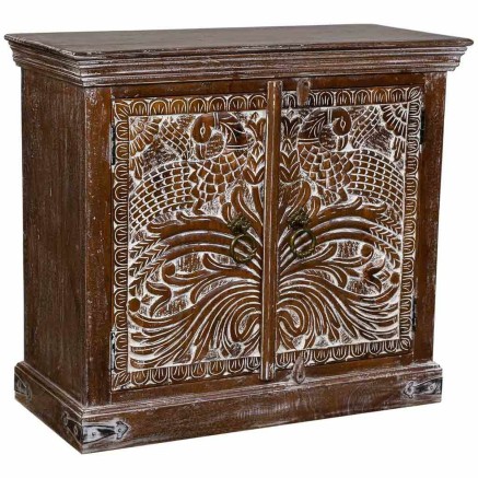 Meuble d'Entrée Alexandra House Living Marron 40 x 90 x 80 cm