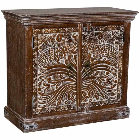 Meuble d'Entrée Alexandra House Living Marron 40 x 90 x 80 cm