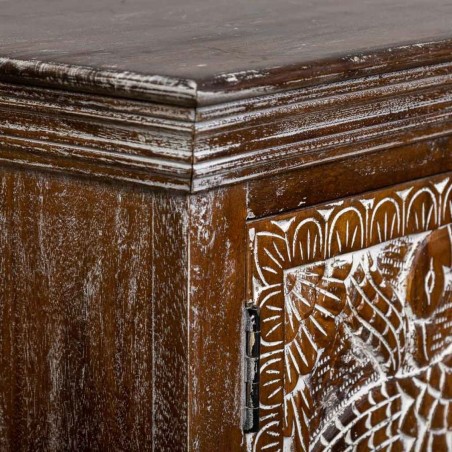 Meuble d'Entrée Alexandra House Living Marron 40 x 90 x 80 cm