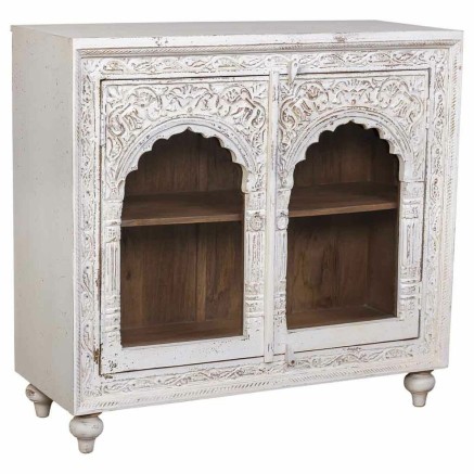 Meuble d'Entrée Alexandra House Living Crème 43 x 107 x 101 cm