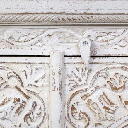 Meuble d'Entrée Alexandra House Living Crème 43 x 107 x 101 cm 2