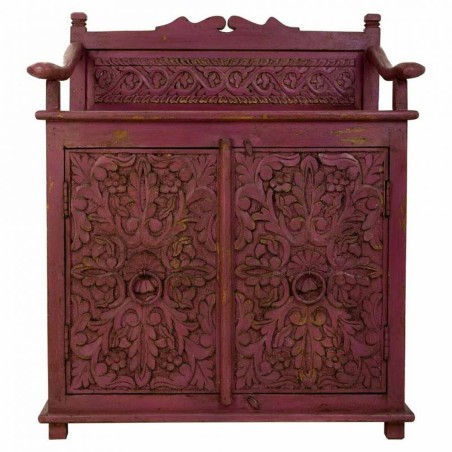 Dientafel Alexandra House Living Roze Hout 42 x 70 x 85 cm
