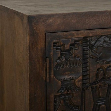Dientafel Alexandra House Living Bruin Hout 40 x 90 x 120 cm