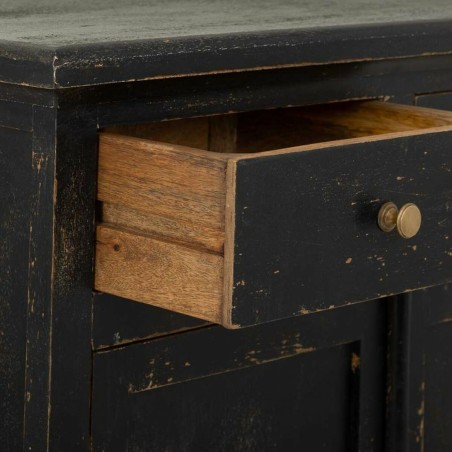 Hall Table with Drawers Alexandra House Living Black 40 x 100 x 85 cm