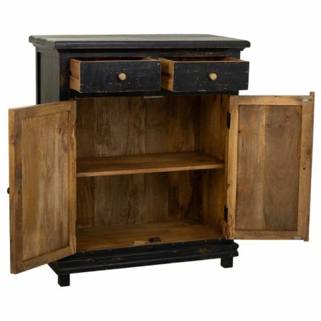 Zijtafel met lades Alexandra House Living Zwart 40 x 100 x 85 cm