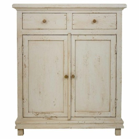 Zijtafel met lades Alexandra House Living Wit 40 x 100 x 85 cm