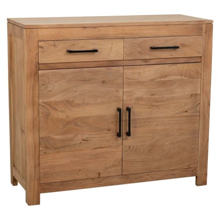 Zijtafel met lades Alexandra House Living Bruin 40 x 90 x 100 cm