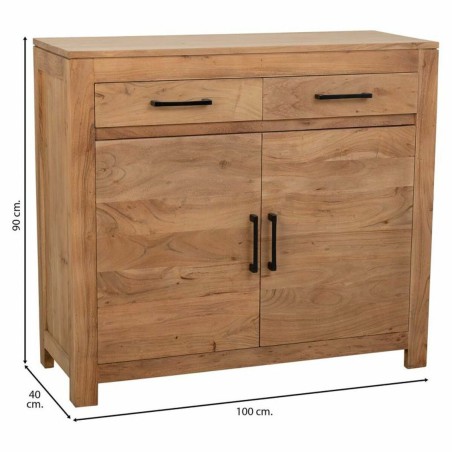 Konsolentisch mit Schubladen Alexandra House Living Braun 40 x 90 x 10