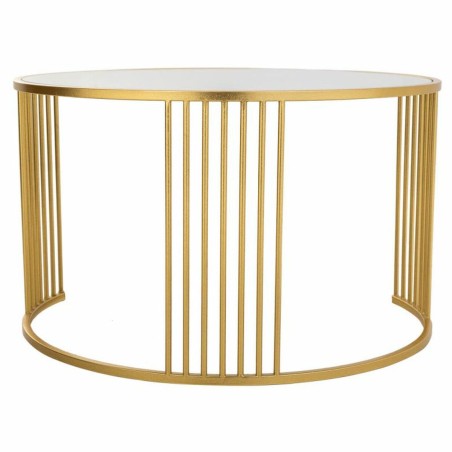 Tavolino da Caffè Alexandra House Living Oro Ferro Specchio Legno MDF