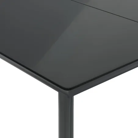 Ensemble à manger de jardin et coussins 9 pcs gris clair rotin