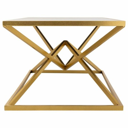 Mesa de Centro Alexandra House Living Oro Metal Papel Hierro Madera MD