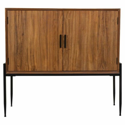 Aparador Alexandra House Living Marrón Hierro Chapa Madera de abeto 4