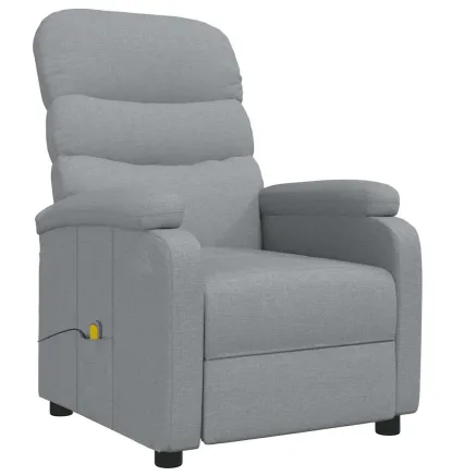 Fauteuil de massage Gris clair Tissu 2