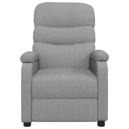 Fauteuil de massage Gris clair Tissu