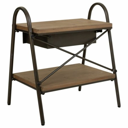 Comodino Alexandra House Living Marrone 42 x 60 x 52 cm