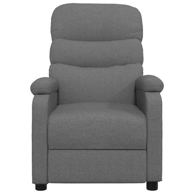 Fauteuil de massage Gris foncé Tissu