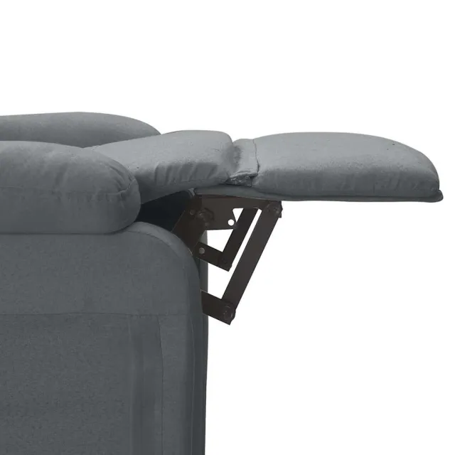 Fauteuil de massage Gris foncé Tissu