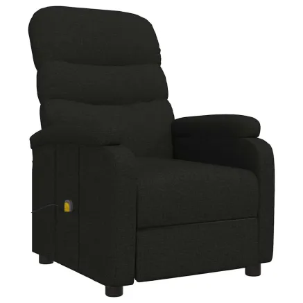 Fauteuil de massage Noir Tissu 2