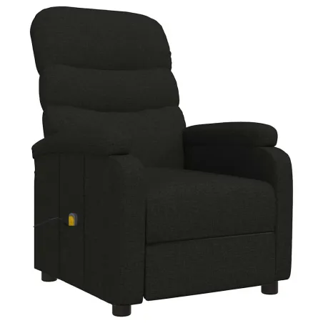 Fauteuil de massage Noir Tissu