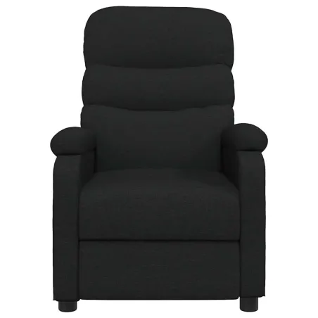 Fauteuil de massage Noir Tissu