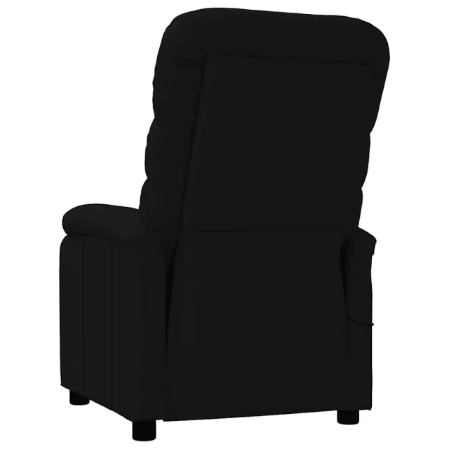 Fauteuil de massage Noir Tissu