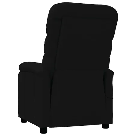 Fauteuil de massage Noir Tissu