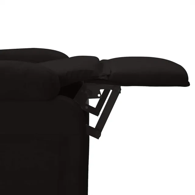 Fauteuil de massage Noir Tissu