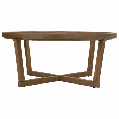 Table Basse Alexandra House Living Marron Fer Bois d'épicéa Verre tr