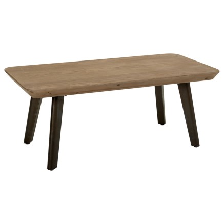 Mesa de Centro Alexandra House Living Marrón Hierro Chapa Madera de a