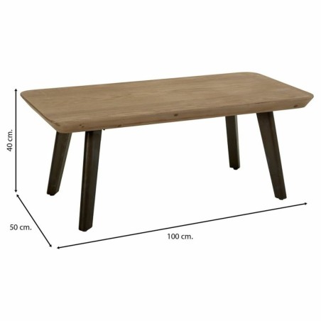 Hoofdtafel Alexandra House Living Bruin Ijzer Bord Sparrenhout 50 x 40