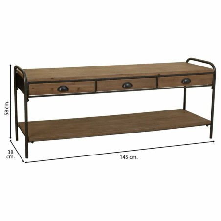 Aparador Alexandra House Living Marrón Hierro Madera de abeto 38 x 58