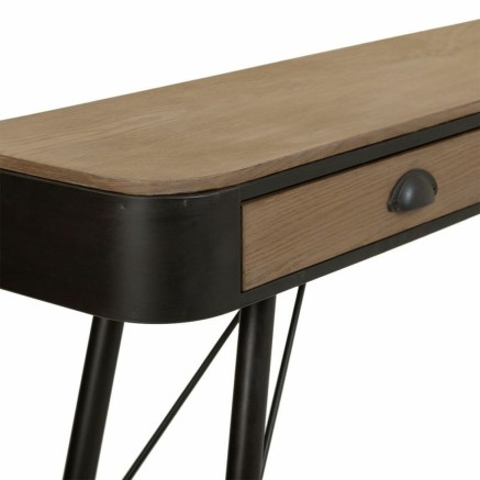Hall Table with Drawers Alexandra House Living Brown 32 x 80 x 120 cm 2